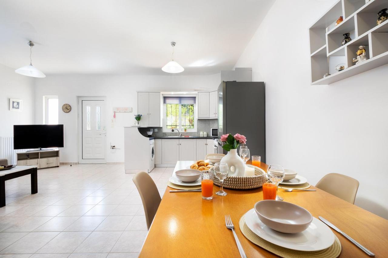 Aptera Beach Apartment Kato Daratso Ngoại thất bức ảnh