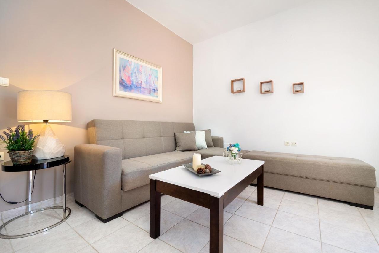 Aptera Beach Apartment Kato Daratso Ngoại thất bức ảnh